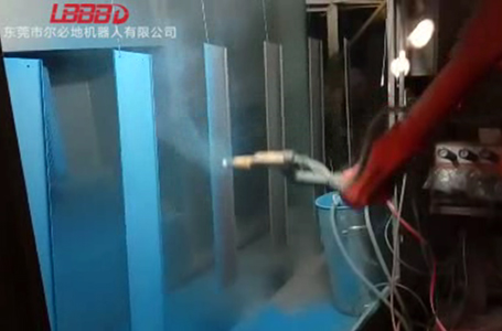 爾必地噴涂機器人噴塑客戶現(xiàn)場案例