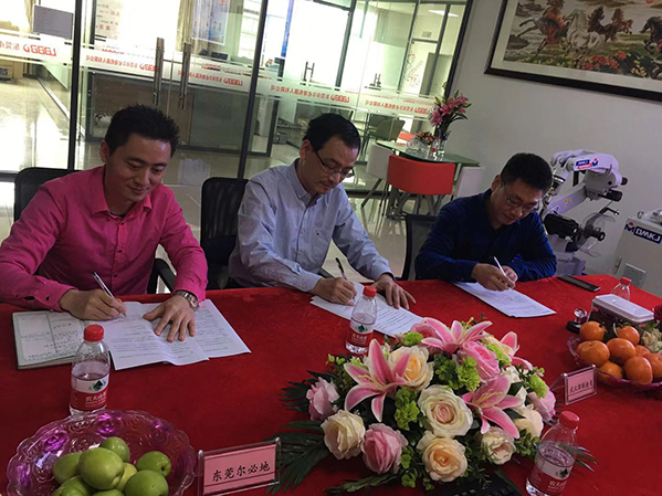 武漢津聯迪曼牽手爾必地共筑焊接機器人高端品牌